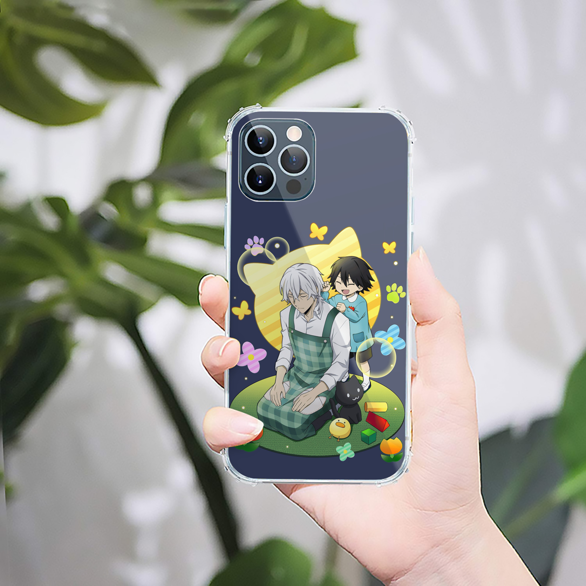 （画像用） 文豪ストレイドッグス Bungo Stray Dogs 【iPhone 12シリーズ対応】透明スマホケース（クリアソフトケース）